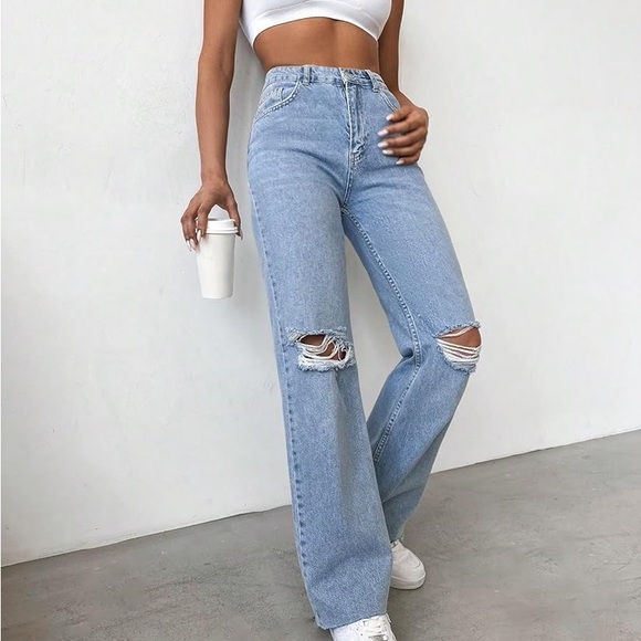 Garage Wide Leg Denim Jeans - Picture 10 of 10